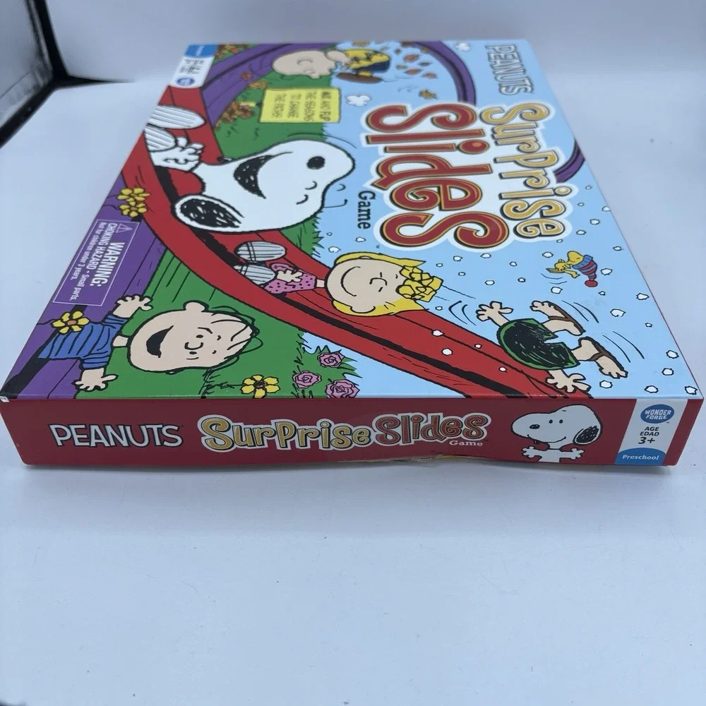 Wonder Forge Board‎ Game Peanuts Surprise Slides Snoopy Charlie Brown 2015